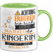 Ringerin Tasse Geschenk Lustiger Spruch Bitte Erheben Sie Sich Seine Majestät Die Ringerin Betritt Den Raum Grün Trendation
