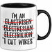 Elektriker Tasse Geschenk Im An Electrician I Cut Wires Geschenkidee Beruf Schwarz Trendation