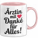 Arzt Tasse Geschenk Lustige Geschenkidee Spruch Ärztin Mit Danke Für Alles Rosa Trendation