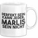Marlis Tasse Perfekt Sein Kann Jeder, Marlis Sein Nicht Geschenk Weiß Trendation
