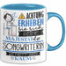 Songwriterin Tasse Geschenk Lustiger Spruch Bitte Erheben Sie Sich Seine Majestät Die Songwriterin Betritt Den Raum Blau Trendation