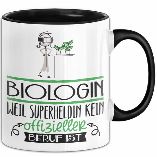 Biologin Geschenk Tasse Lustiger Spruch Biologin Weil Superheldin Kein Offizieller Beruf Ist Geschenkidee Trendation