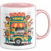 Strassen Food Liebhaber Tasse Geschenkidee für Foodtruck Fan Rosa Trendation