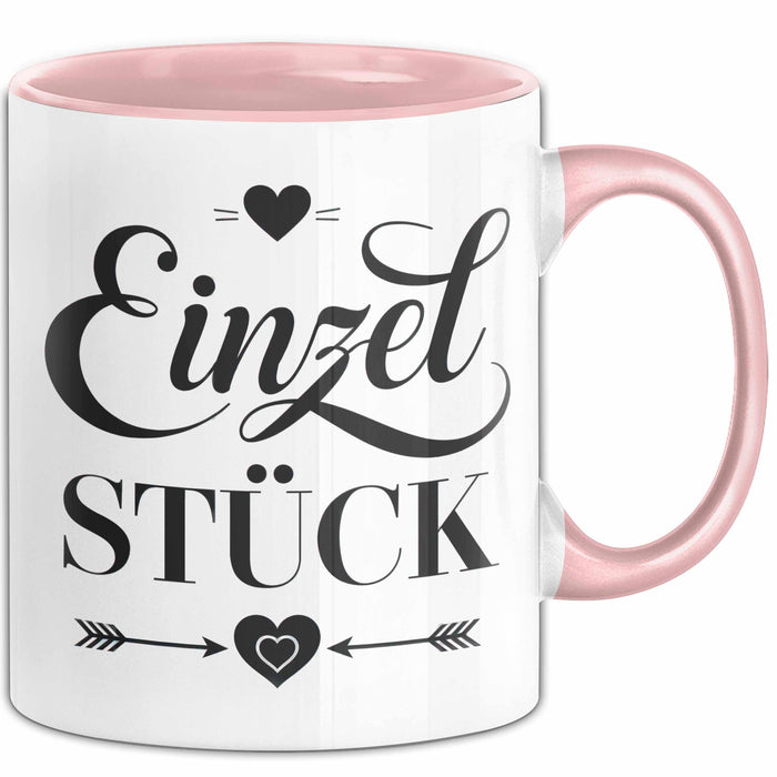 Frauen Mädchen Sarkasmus Tasse Becher Geschenk Lustige Geschenkidee Spruch Einzel Stück Rosa Trendation