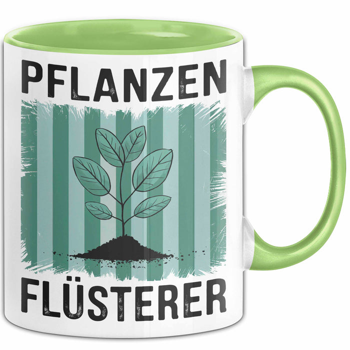 Garten Pflanzen Gärtner Tasse Geschenk Lustige Geschenkidee Spruch Pflanzenflüsterer Grün Trendation
