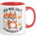 Eichhörnchen Tierliebhaber Tasse Geschenk Lustige Geschenkidee Spruch Ich Mag Halt Einfach Eichhörnchen Rot Trendation