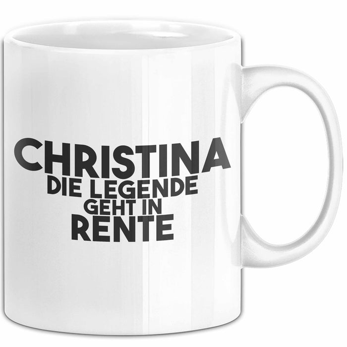 Christina Tasse Christina – Die Legende Geht In Rente Geschenk