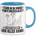 Trekking-Enthusiast Tasse Geschenk für Trekking-Enthusiast Der Mann Der Alles Kann Geschenkidee zum Geburtstag Blau Trendation