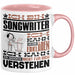 Songwriter Geschenk Kaffee-Tasse Geschenkidee für Songwriter Ich Bin Songwriter Ich Kann Es Dir Erklären Jedoch Nicht Für Dich Verstehen Spruch Lustig Rosa Trendation
