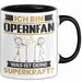 Opernfan Tasse Geschenk für Opernfan Geburtstag Lustiger Spruch Kaffee-Becher Was Ist Deine Superkraft Schwarz Trendation