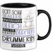 Drummerin Geschenk Becher Tasse Gott Schuf Alle Menschen Gleich Nur Die Besten Durfeten Drummerin Werden Geschenkidee Lustig Trendation
