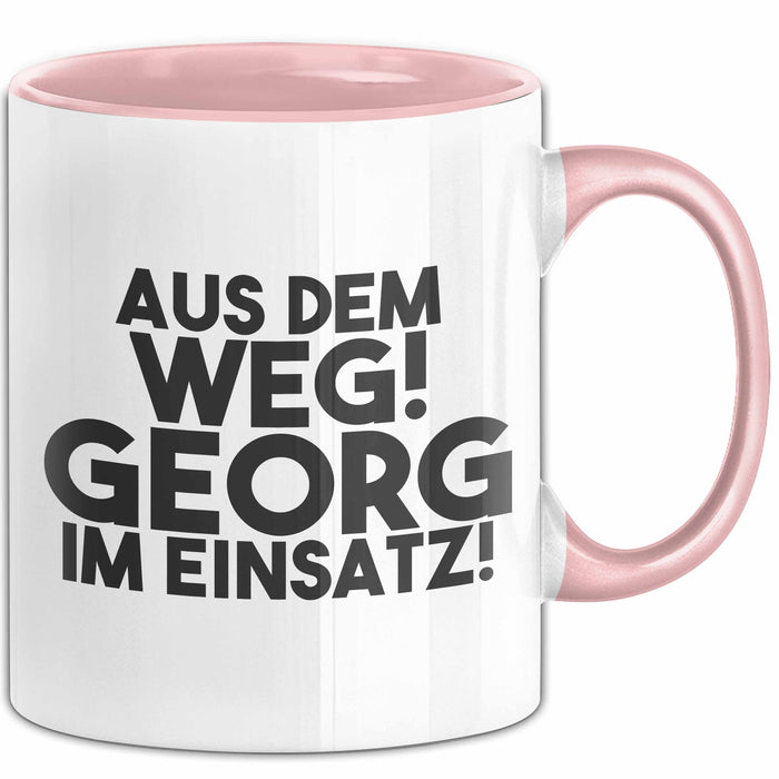 Georg Tasse Aus Dem Weg! Georg Im Einsatz! Geschenk