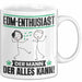 EDM-Enthusiast Tasse Geschenk für EDM-Enthusiast Der Mann Der Alles Kann Geschenkidee zum Geburtstag Weiß Trendation