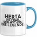 Herta Tasse Herta – Die Frau. Der Mythos. Die Legende. Geschenk Blau Trendation