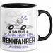Rennfahrer Geschenk Tasse So Gut Kann Nur Ein Rennfahrer Aussehen Geschenkidee Kaffee-Becher Schwarz Trendation