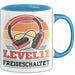 Level 11 Freigeschaltet Tasse Geschenk Gamer 11. Geburtstag Blau Trendation