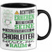 Chorleiter Geschenk Tasse Lustiger Spruch Erheben Sie Sich Der Chorleiter Betritt den Raum Schwarz Trendation