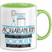 Aquarianerin Weil Es Keinen Schöneren Beruf Gibt Tasse Geschenk für Eine Aquarianerin Lustig Grün Trendation