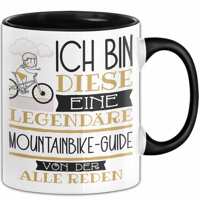 Mountainbike-Guide Tasse Geschenk Ich Bin Diese Eine Legendäre Mountai — TrendationStore