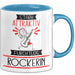 Rockerin Tasse Geschenk Becher Stark Attraktiv Furchtlos Rockerin Lustige Geschenkidee Blau Trendation