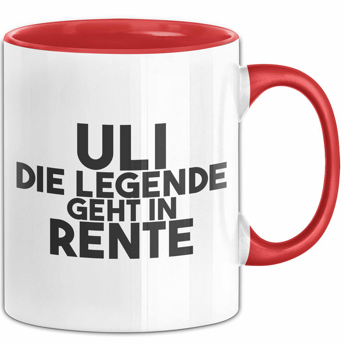 Uli Tasse Uli – Die Legende Geht In Rente Geschenk