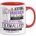 Tiermalerin Tasse Geschenk Lustiger Spruch Bitte Erheben Sie Sich Seine Majestät Die Tiermalerin Betritt Den Raum Rot Trendation
