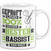 Bassist Geschenk Lustiger Spruch für Bassist Geschenkidee Bester Bassist Der Welt Weiß Trendation