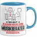 Musikberater Geschenk Tasse So Gut Kann Nur Ein Musikberater Aussehen Geschenkidee Kaffee-Becher Blau Trendation