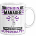 Manager Tasse Geschenk für Manager Geburtstag Lustiger Spruch Kaffee-Becher Was Ist Deine Superkraft Weiß Trendation