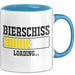 Bierschiss Loading Tasse Geschenk Der Morgen Danach Blau Trendation