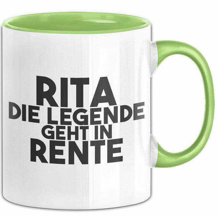 Rita Tasse Rita – Die Legende Geht In Rente Geschenk