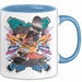 Skater Tasse Geschenk Lustige Geschenkidee Spruch Für Urban Fahrer Blau Trendation