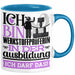 Werkstoffprüferin Ausbildung Start Geschenk Tasse Ich Bin Werkstoffprüferin In Der Ausbildung Ich Darf Das Kaffee-Becher Geschenkidee Blau Trendation