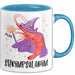 Shrimp-Liebhaber Tasse Geschenk Shrimpsalabim Geschenkidee Zauberer Becher Blau Trendation