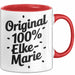 Elke-Marie Tasse Geschenk Original 100% Elke-Marie Geschenkidee Geburtstag Rot Trendation