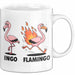 Flamingo In Flammen Tasse Geschenk Lustige Geschenkidee Spruch Weiß Trendation
