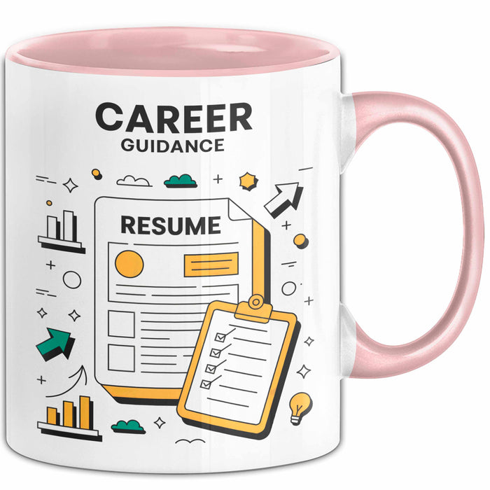Karriere Berater Tasse Geschenk Lustige Geschenkidee Spruch Für Berufsweg Begleiter Rosa Trendation