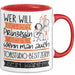 Tonstudio-Besitzerin Tasse Geschenk Spruch Wer Will Schon Prinzessin Sein Wenn Man Auch Tonstudio-Besitzerin Sein Kann Rot Trendation
