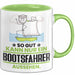 Bootsfahrer Geschenk Tasse So Gut Kann Nur Ein Bootsfahrer Aussehen Geschenkidee Kaffee-Becher Grün Trendation
