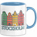 Stockholm Schweden Skandinavien Schwedisch Tasse Geschenk Lustige Geschenkidee Spruch Blau Trendation