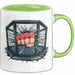 MMA Kämpfer Tasse Geschenkidee für Kampfsport Fans Grün Trendation