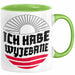 Polen Tasse Spruch Ich Habe Wyjebane Polska Geschenkdiee Kaffee-Becher Grün Trendation