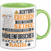 Höhlenforscher Geschenk Tasse Lustiger Spruch Erheben Sie Sich Der Höhlenforscher Betritt den Raum Grün Trendation