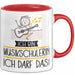 Geschenk für Musikschülerin Tasse Lustige Geschenkidee Geburtstag Ich Bin Musikschülerin Ich Darf Das Rot Trendation