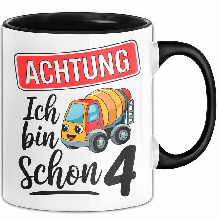 4. Geburtstag Tasse Geschenk Ich bin schon 4 Geschenkidee Geschenkidee Lustig Trendation