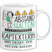 Raptexterin Tasse Geschenk Lustig Abstand Halten Hochleistungs-Raptexterin Mit Drang Zur Perfektion Bei Der Arbeit Weiß Trendation