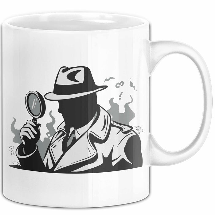 Mystisch Liebhaber Tasse Geschenkidee für Spannungsfreunde Weiß Trendation