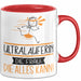 Ultraläuferin Geschenk Tasse Becher Die Frau Die Allen Kann Geschenkidee für eine Ultraläuferin Lustig Rot Trendation