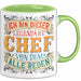 Büroarbeit Kollege Chef Tasse Geschenk Lustige Geschenkidee Spruch Ich Bin Dieser Legendäre Chef Von Dem Alle Reden Grün Trendation