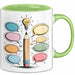 Werbetexter Tasse Geschenk Lustige Geschenkidee Spruch Für Wort Zauberer Grün Trendation